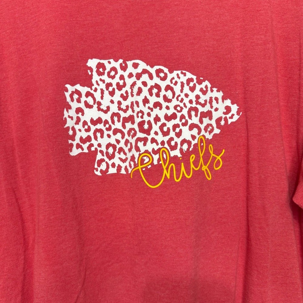 Bella Canvas KC Chiefs football shirt size 2X - Picture 2 of 7